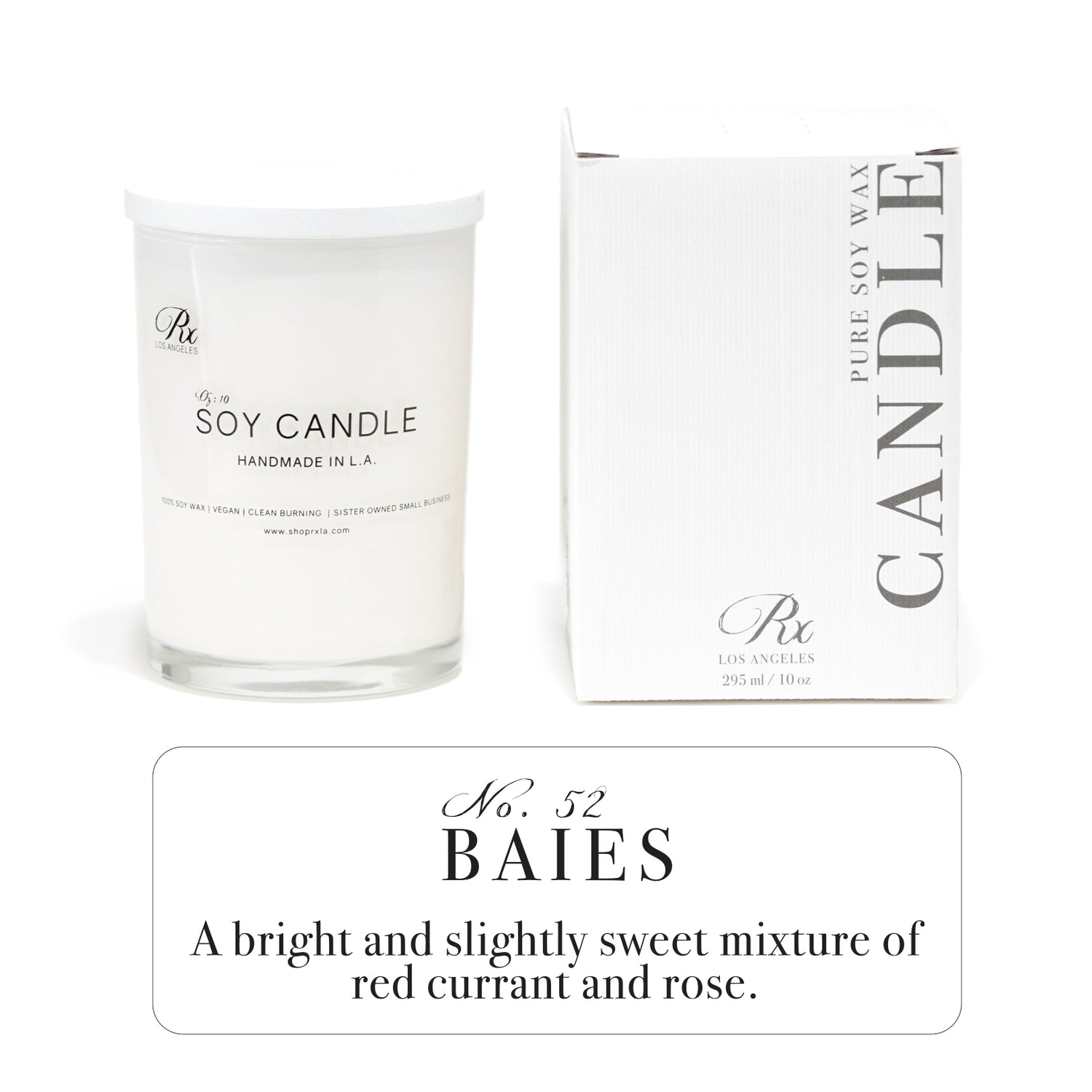 Baies: 10oz Single Wick Candle