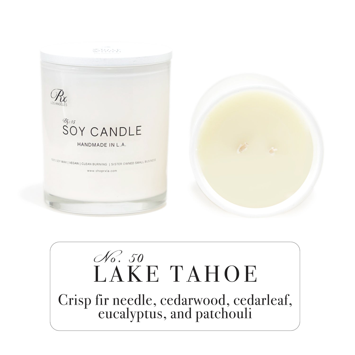 Lake Tahoe candle fragrance
hand-poured luxury candle
fir needle cedarwood candle
eucalyptus patchouli candle
seasonal home fragrance
crisp and clean mountain scent
luxury soy wax candle
calming and invigorating aroma
year-round candle scent
natural essential oils candle