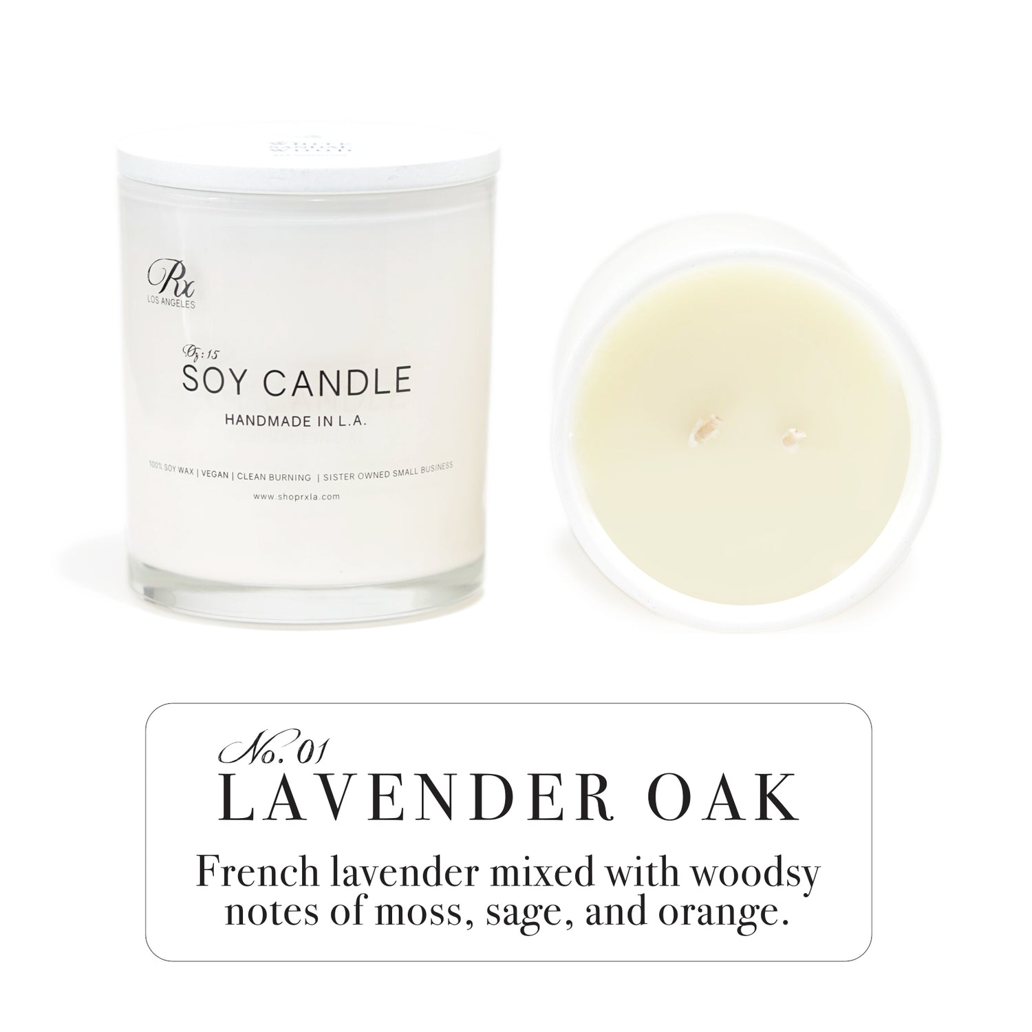 - Lavender Oak candle fragrance  
- French lavender and woodsy candle  
- hand-poured luxury candle  
- moss and sage candle scent  
- calming lavender candle  
- natural earthy candle fragrance  
- lavender and orange candle  
- relaxing home fragrance  
- luxury