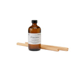 Reed diffuser refill bottle filled with premium fragrance oil, designed to refresh your diffuser and maintain a consistent, long-lasting scent in your space