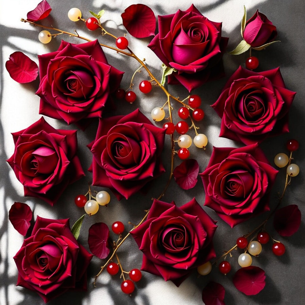 red roses, red and white currants fragrance ingredients. Dyptique dupe