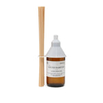 Reed diffuser refill bottle filled with premium fragrance oil, designed to refresh your diffuser and maintain a consistent, long-lasting scent in your space