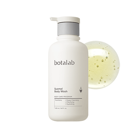 Luxurious Korean skincare body wash infused with hydrating and brightening ingredients. Incellderm. Riman. Botalab
